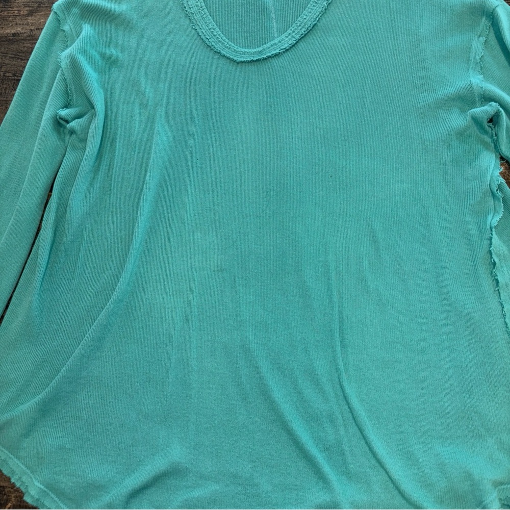 FREE PEOPLE Turquoise tunic. XL NWOT